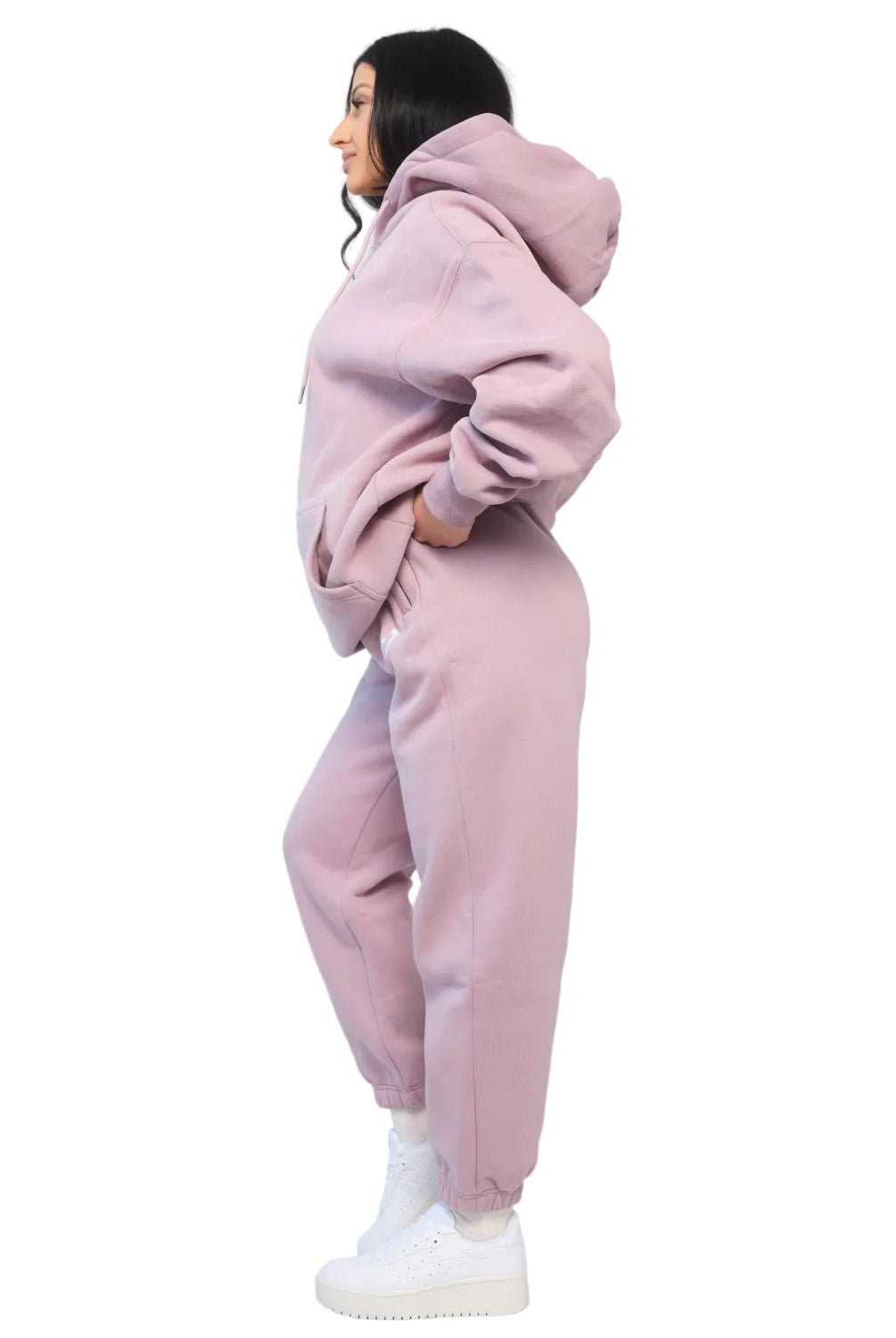 Trackpant for Women in Pink – Tapered Leg, Adjustable Waistband, Soft Breathable Fabric for Comfort & Style