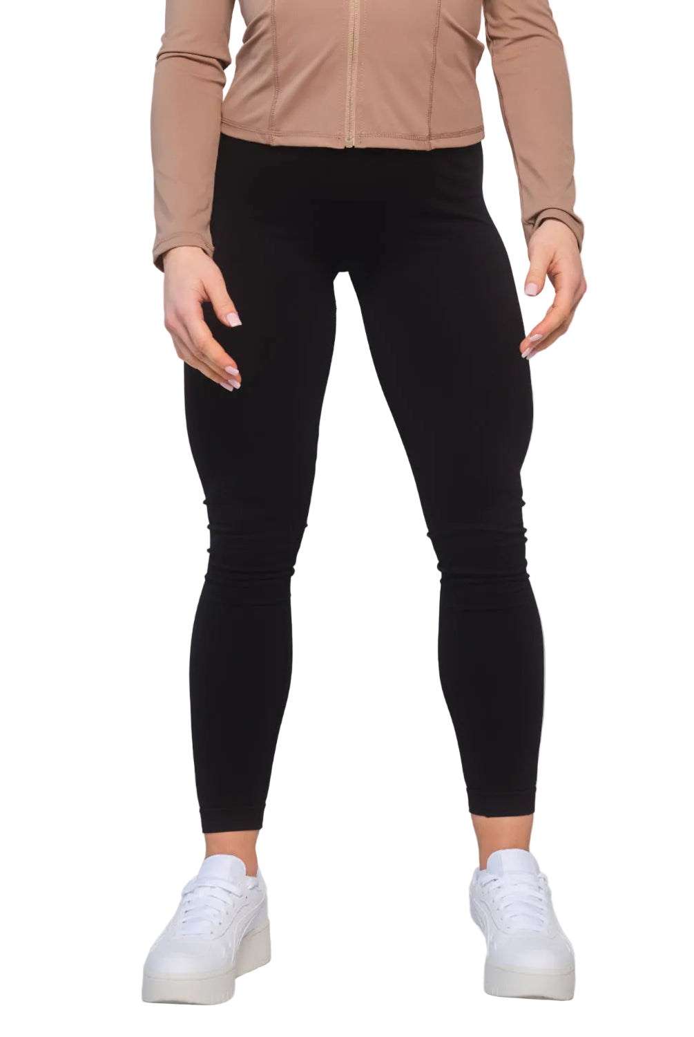 Scrunch Tight for Women in Black – High-Waisted, Figure-Flattering Tights with Stretch Fabric