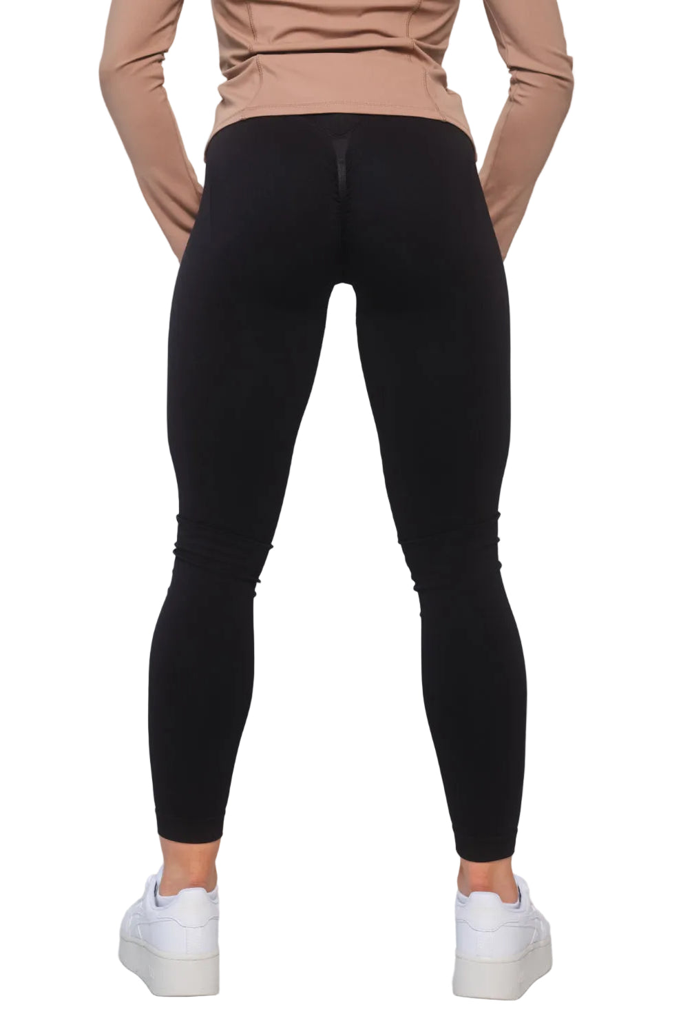 Scrunch Tight for Women in Black – High-Waisted, Figure-Flattering Tights with Stretch Fabric